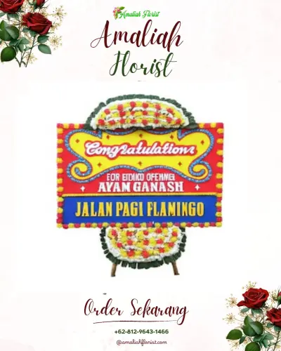 Bunga Papan Congratulation di Buaran Jati